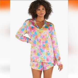 Show Me Your MuMu Heart Print early riser PJ set